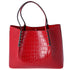 Christian Louboutin Small Cabarock Tote Crocodile Embossed Calfskin Spiked